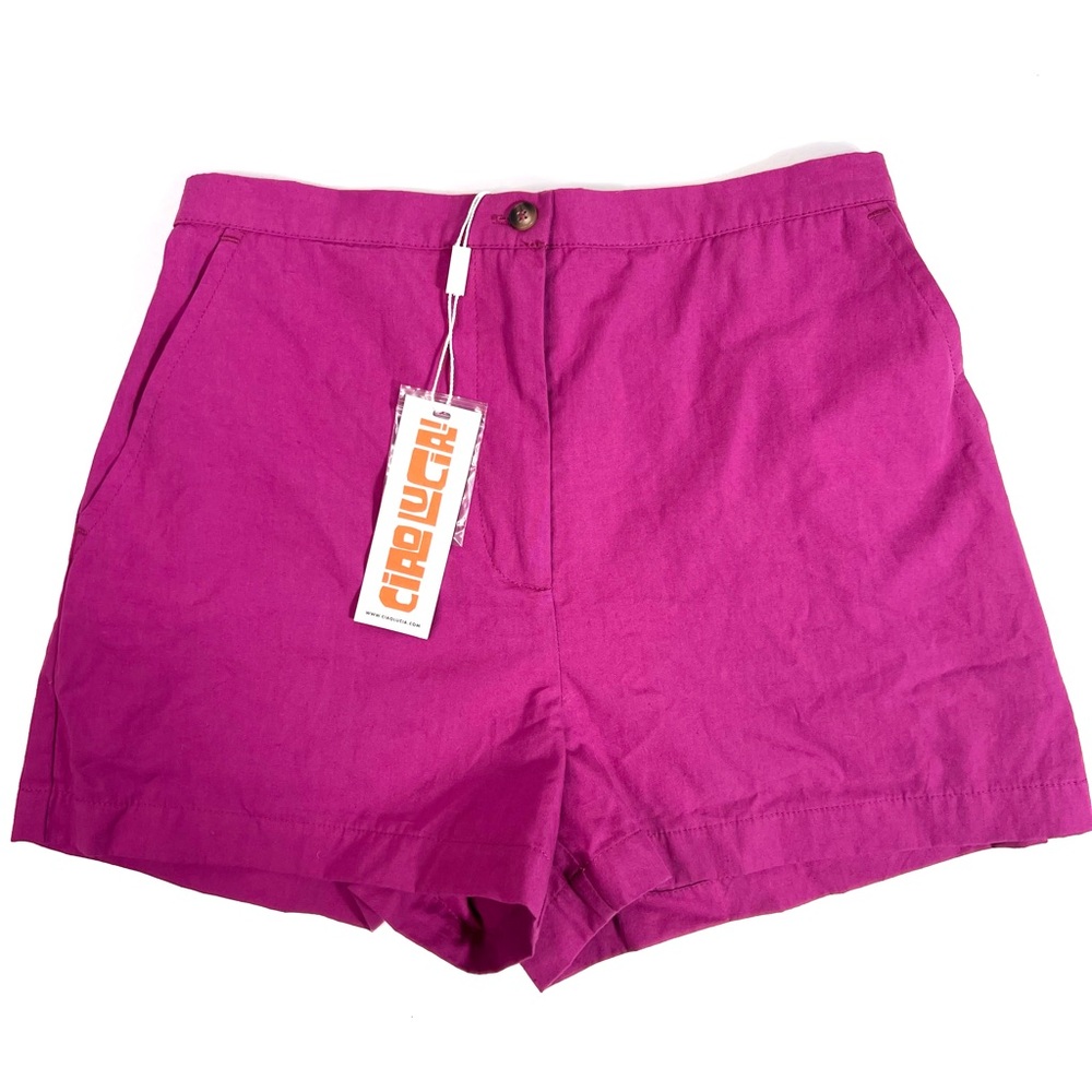 NWT Ciao Lucia Cotton Poplin Silos Shorts Orchid Pink Size XXS - Picture 3 of 12